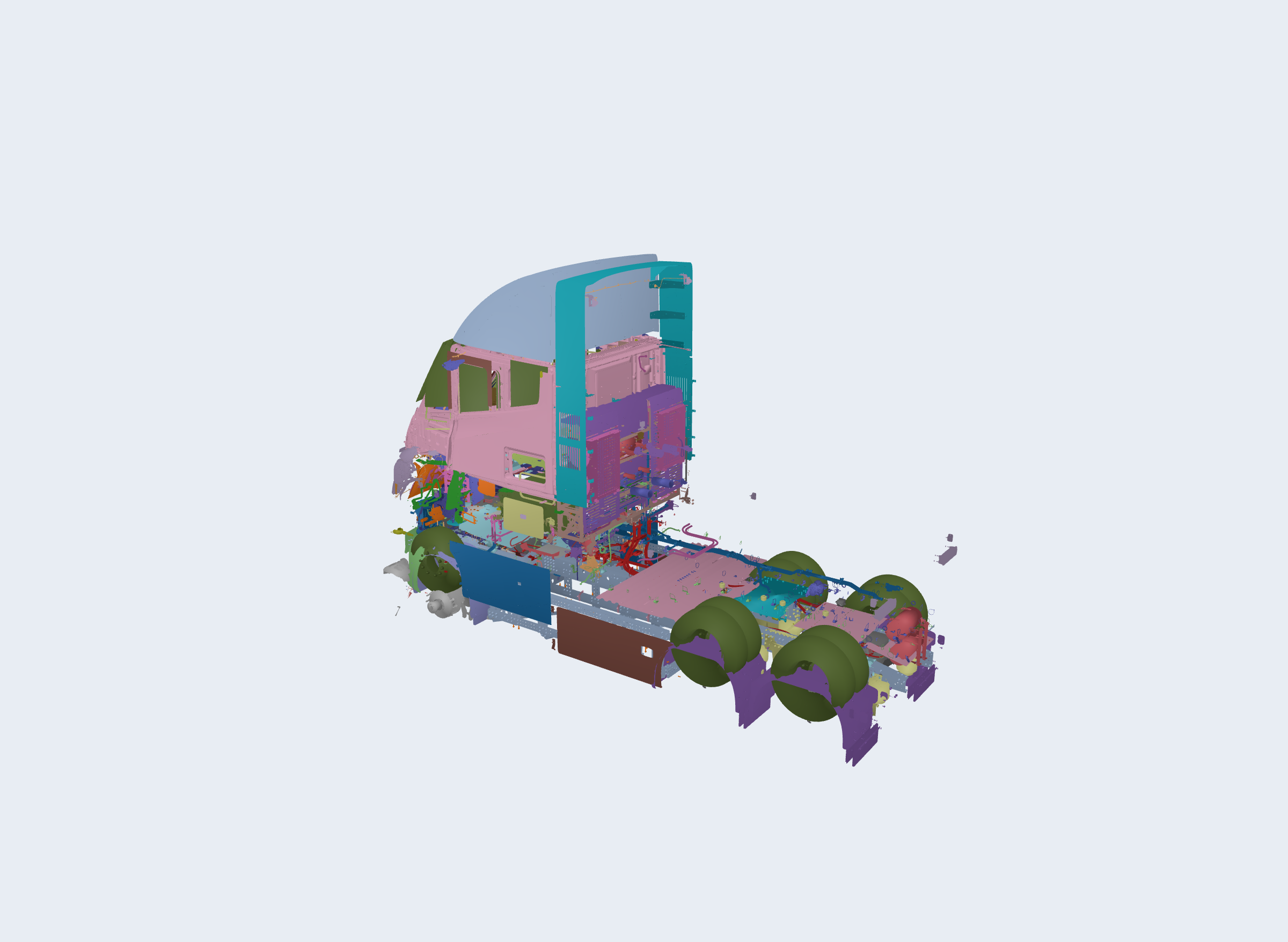 Windrose truck exploded 3D view