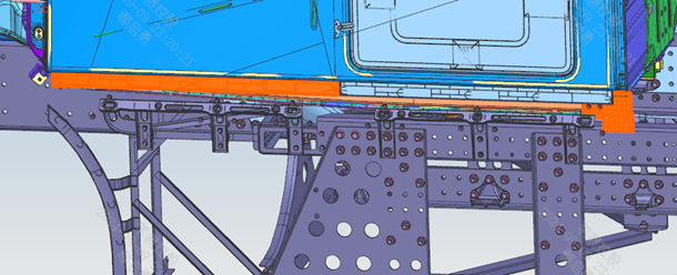 Left-side trim strip installation diagram