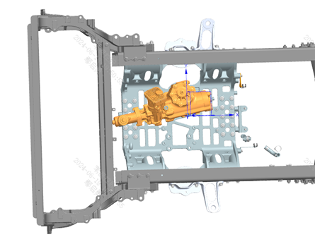 Fixing hole alignment detail