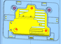 IMillimeter-wave radar bracket connection detail