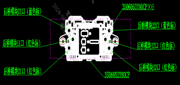 Parking solenoid block line connection(Fig. 6)