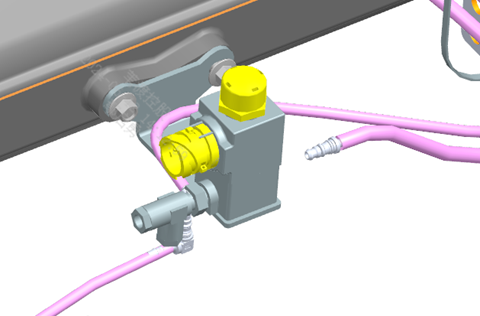 Connection to single-channel valve