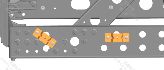 Bracket installation overall diagram
