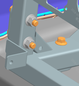 Outer lap casting installation detail