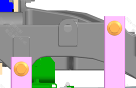 Battery assembly bracket installation position