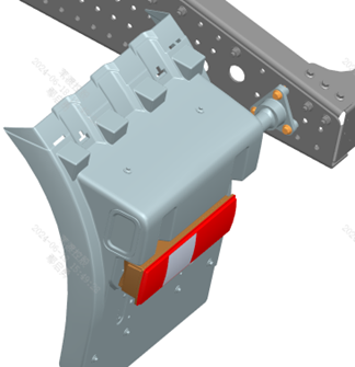 Tube beam insertion direction diagram