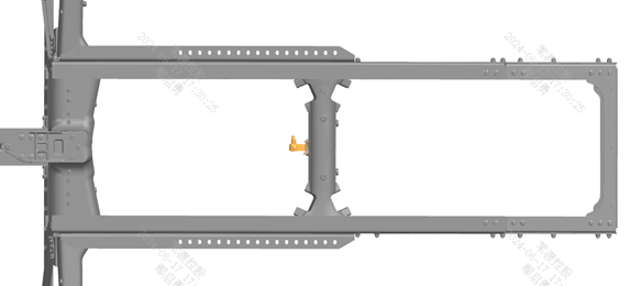 Yaw sensor installation position diagram