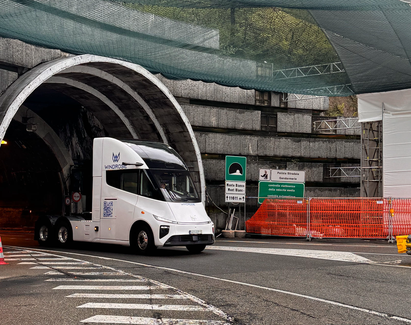 Windrose Technology, full electric, long-haul trucks set multiple records following deployment across Europe, US, and China